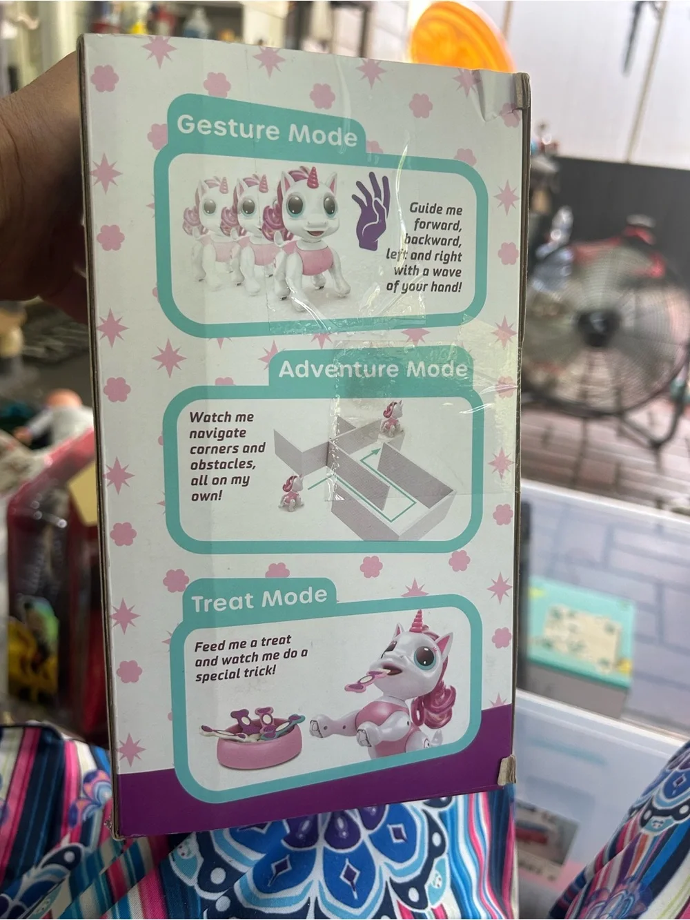 Unicorn Smart Bot - Pink and White Interactive Toy